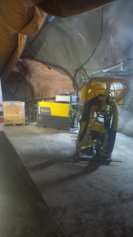 Eldorado Gold / Hellas Gold, 4th Epiroc U6 Underground Rig, Greece
